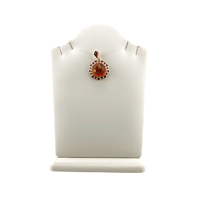 Подвеска Янтарная волна - Серебро 925, Эмаль, Янтарь (арт. 823452р)