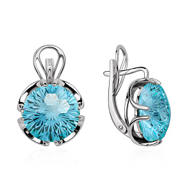 Серьги KRASNOE - Серебро 925, Фианит (арт. 2340206383-1-70)