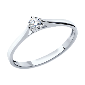 Кольцо SOKOLOV - Золото 585, Бриллиант (арт. 1011384)