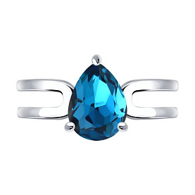 Кольцо Diamant - Серебро 925, Кристалл (арт. 94-110-00244-2)