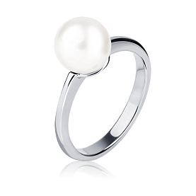 Кольцо Platinum Lab. - Платина 950, Жемчуг культивированный (арт. ПК-211-01)