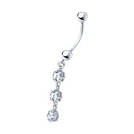 Пирсинг SOKOLOV - Серебро 925, Фианит (арт. 94060012)