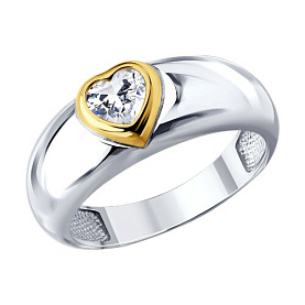Кольцо Diamant - Серебро 925, Фианит (арт. 94-110-02442-3)