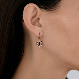 Серьги SOKOLOV - Золото 585, Эмаль (арт. 0200557)