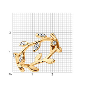 Кольцо SOKOLOV - Серебро 925, Фианит (арт. 93011158)