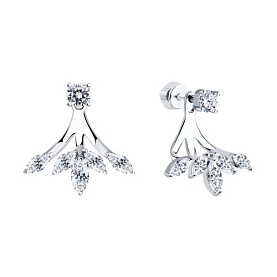 Серьги SOKOLOV - Серебро 925, Фианит (арт. 94026022)