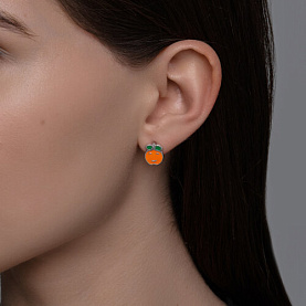 Серьги Diamant - Серебро 925, Эмаль (арт. 94-120-02149-1)