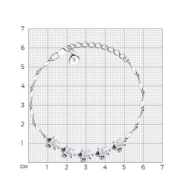 Браслет SOKOLOV - Серебро 925, Фианит (арт. 94050044)