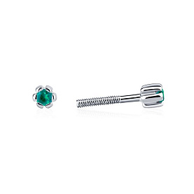 Серьги Platinum Lab. - Платина 950 (арт. ПС-001И-01)