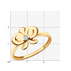 Кольцо Diamant - Серебро 925, Фианит (арт. 93-110-01968-1)