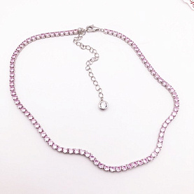 Колье Фиделис - Серебро 925, Фианит (арт. C1-AW-10336-p)