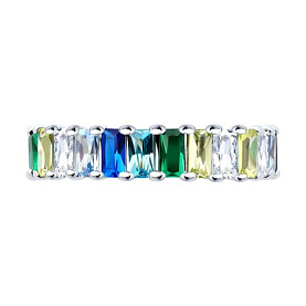 Кольцо SOKOLOV - Серебро 925, Фианит (арт. 94014106)