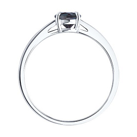 Кольцо SOKOLOV - Золото 585, Синтетический александрит (арт. 717151-3)