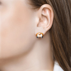 Серьги SOKOLOV - Серебро 925, Эмаль (арт. 94024073)