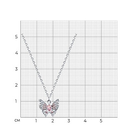 Колье SOKOLOV - Серебро 925, Фианит (арт. 94071056)