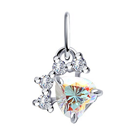 Подвеска Diamant - Серебро 925, Фианит (арт. 94130009982-DIAMANT)