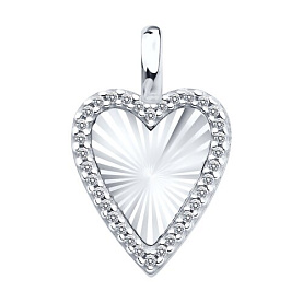 Подвеска SOKOLOV - Серебро 925, Фианит (арт. 94033323)