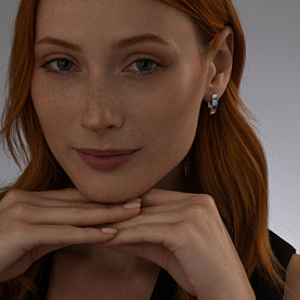 Серьги SOKOLOV - Серебро 925, Фианит (арт. 94024329)
