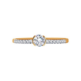 Кольцо Diamant - Золото 585, Фианит (арт. 51-110-00252-1)