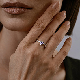 Кольцо SOKOLOV - Серебро 925, Танзанит (арт. 92012120)