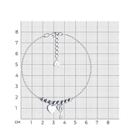 Браслет SOKOLOV - Серебро 925, Эмаль (арт. 94050346)