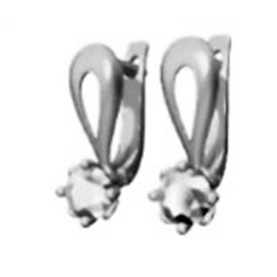 Серьги ЮЗ "САНИС" - Серебро 925, Фианит (арт. 31-210192)