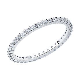 Кольцо SOKOLOV - Серебро 925, Фианит (арт. 94013276)