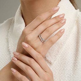 Кольцо Diamant - Серебро 925, Фианит (арт. 94-110-00386-1)