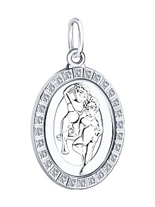 Подвеска Diamant - Серебро 925, Фианит (арт. 94-130-00168-1)