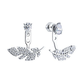 Серьги SOKOLOV - Серебро 925, Фианит (арт. 94026439)