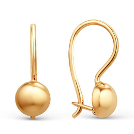 Серьги ЮФ Династия - Золото 585 (арт. 002115-1000)
