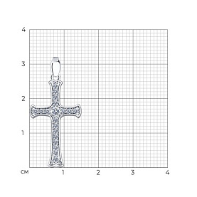 Подвеска SOKOLOV - Серебро 925, Фианит (арт. 94120115)