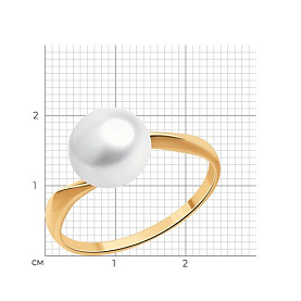 Кольцо SOKOLOV - Серебро 925, Жемчуг культивированный (арт. 92012145)