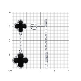 Серьги SOKOLOV - Серебро 925, Эмаль (арт. 94026506)