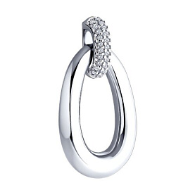 Подвеска Diamant - Серебро 925, Фианит (арт. 94-130-01834-1)