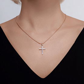 Подвеска Diamant - Золото 585, Фианит (арт. 51-130-02097-1)