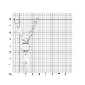 Колье SOKOLOV - Серебро 925, Жемчуг имитация, Жемчуг синтетический (арт. 92070129)