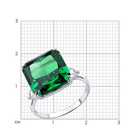 Кольцо SOKOLOV - Серебро 925, Фианит (арт. 94014643)