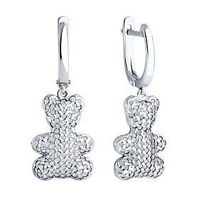 Серьги SOKOLOV - Серебро 925, Фианит (арт. 94026685)