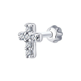 Серьга Diamant - Серебро 925, Фианит (арт. 94-127-02418-1)