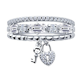 Кольцо Diamant - Серебро 925, Фианит (арт. 94-110-01849-1)