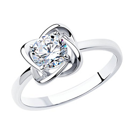 Кольцо SOKOLOV - Серебро 925, Фианит (арт. 94012694)