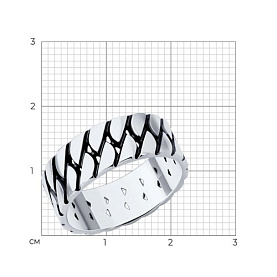 Кольцо Diamant - Серебро 925, Эмаль (арт. 95-110-02143-1)