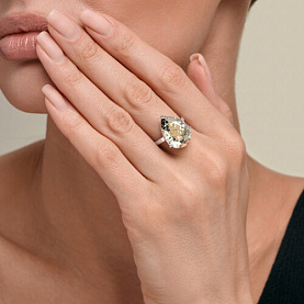 Кольцо SOKOLOV - Серебро 925, Кристалл (арт. 94014940)