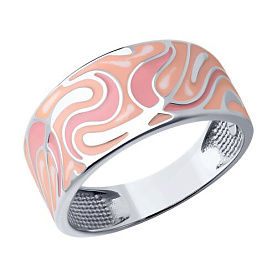 Кольцо SOKOLOV - Серебро 925, Эмаль (арт. 94013767)