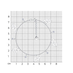 Браслет SOKOLOV - Серебро 925, Фианит (арт. 94050069)