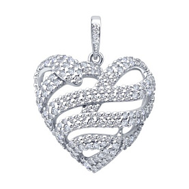 Подвеска SOKOLOV - Серебро 925, Фианит (арт. 94033294)