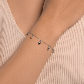 Браслет SOKOLOV - Серебро 925, Фианит (арт. 94051066-91)