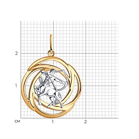 Подвеска Diamant - Серебро 925 (арт. 93-130-01293-1)