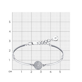 Браслет SOKOLOV - Серебро 925, Фианит (арт. 94050212)